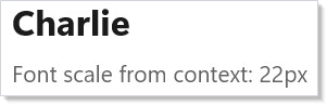 Component reading two contexts