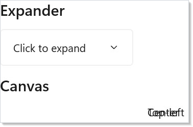 Expander 与 Canvas