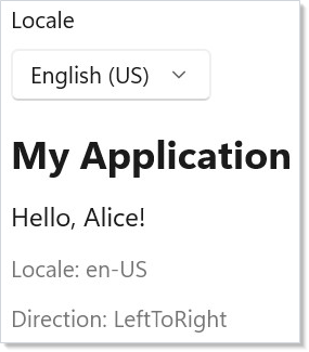 带 LocaleProvider 的区域切换器