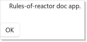 最简应用 —— rules-of-reactor 文档应用外壳